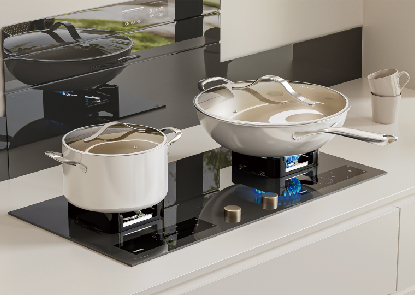 超轻抗菌钛金不沾锅组套装